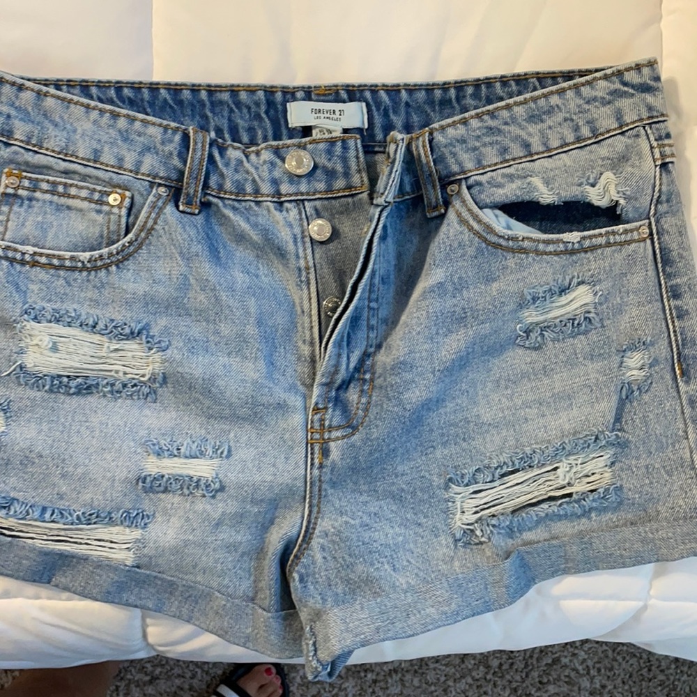 Forever 21 denim shorts